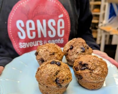 Muffins double chocolat, paquet de 4